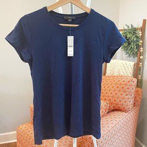J Crew 365 Stretch T-Shirt.  NWT.  Navy; women's size M